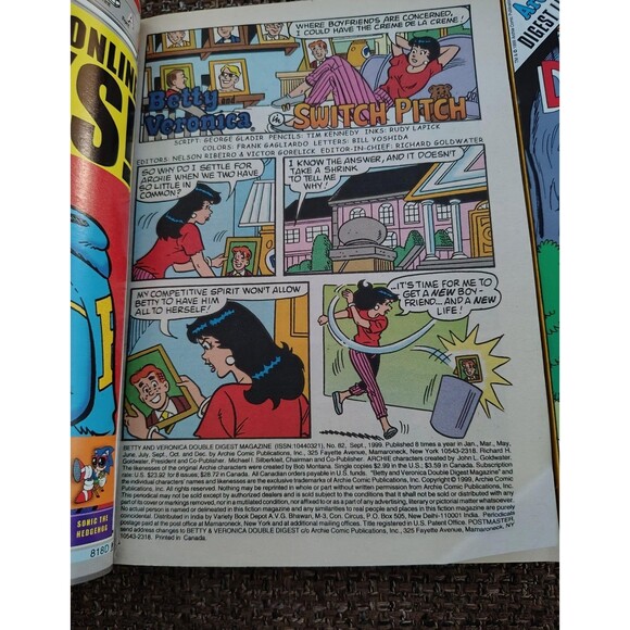 Vintage Betty & Veronica Double Digest Lot No 82 No 84 Archie Comics 1999 Books - Picture 7 of 9